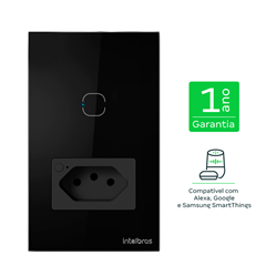 TOMADA 10A 1 TECLSMART WI-FI ETS 2001 PT