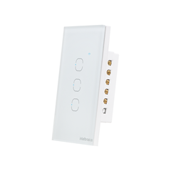 INTERRUPTOR TOUCH WIFI 3 TEC EIW 1003 BR