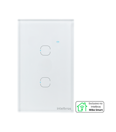 INTERRUPTOR TOUCH WIFI 2 TEC EIW 1002 BR