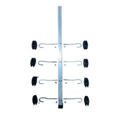 HASTE TUBO QUAD 25X25 80CM 08 ISO  CANTO