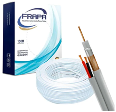 CABO EVOHD 4MM DUPLA BL 22AWG BR 100MTS