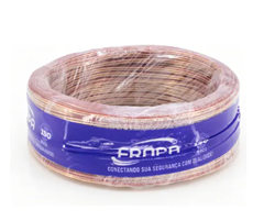 CABO BC CRISTAL- AM  2X18AWG 0,75MM 100M