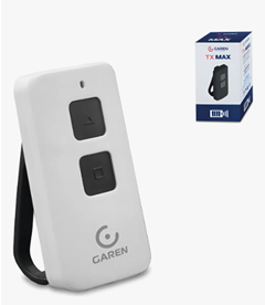 CONTROLE TX MAX  GAREN BRANCO