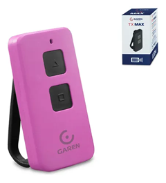 CONTROLE TX MAX  GAREN ROSA