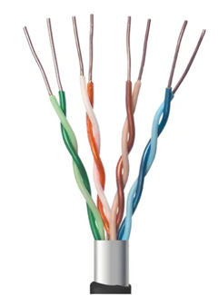 CABO CAT5E 4PX24AWG CMX BLINDA 100MT  PT