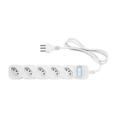 PROTETOR ELETR 5 TOMADA WI-FI EWS 305 BR